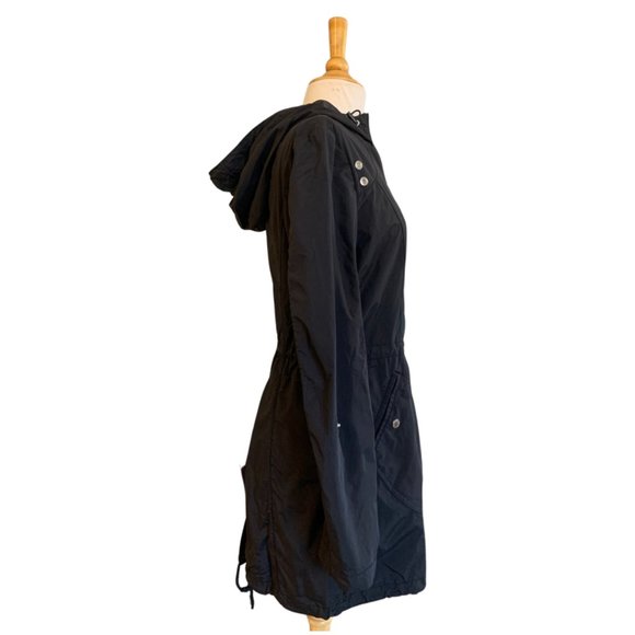 Laundry By Shelli Segal Black Rain Jacket - Picture 4 of 7